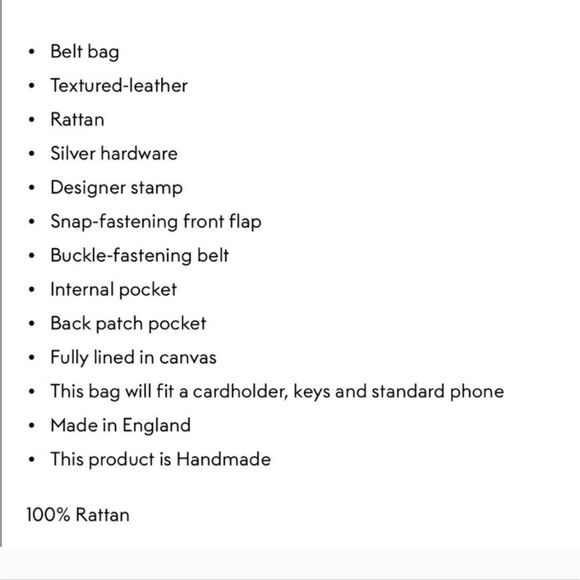 WICKER WINGS belt bag - Picture 5 of 10